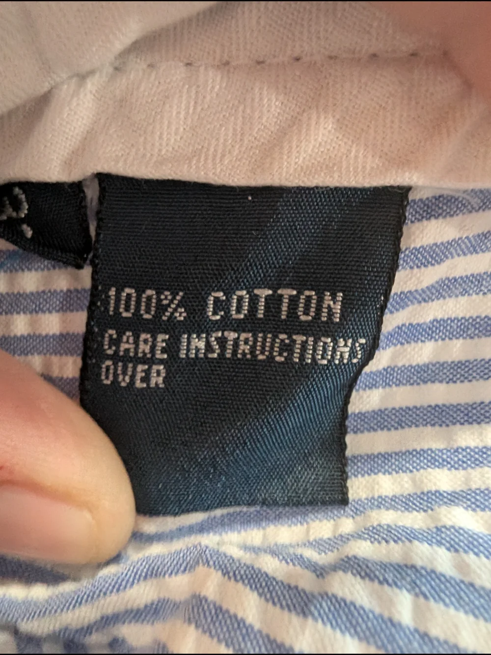 VTG Polo by Ralph Lauren Blue & White Seersucker Flat-Front Shorts 32 9
